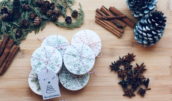 Handcrafted Holiday Snowflake Soap