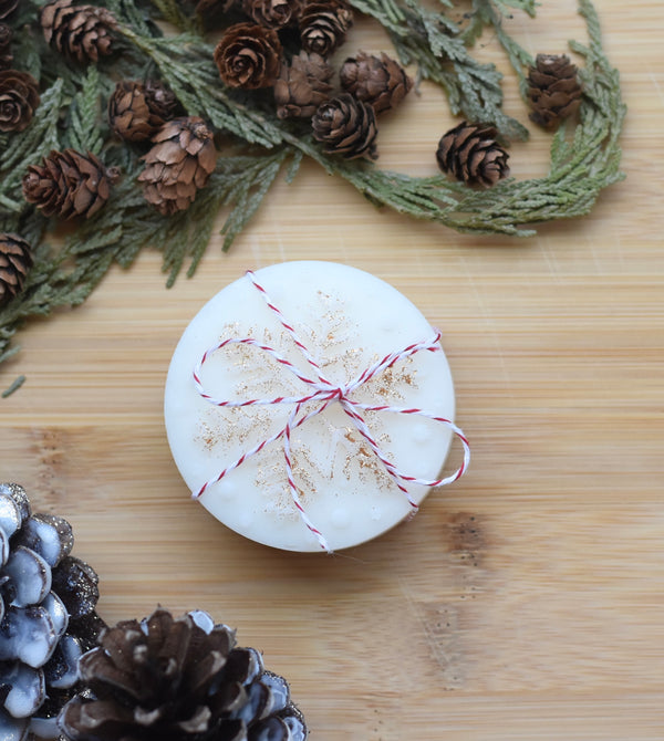 Handcrafted Holiday Snowflake Soap